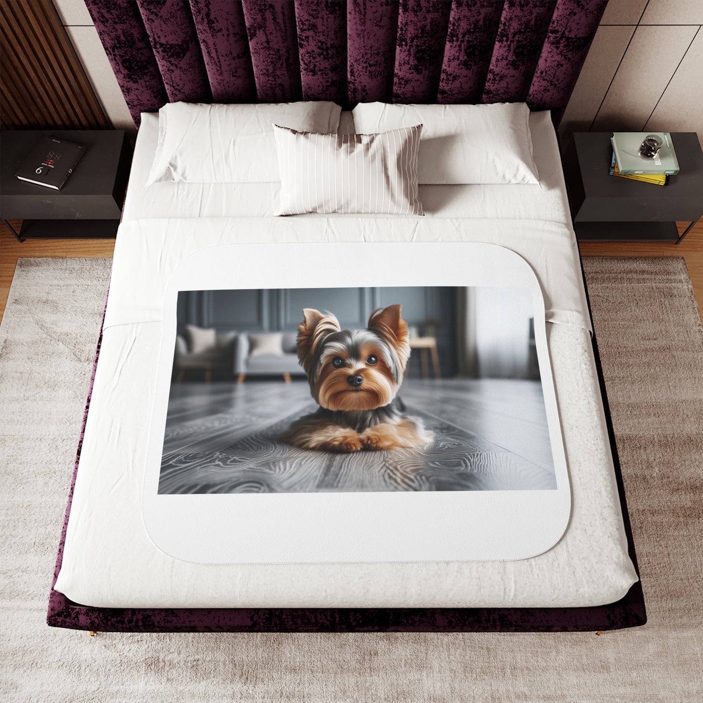 Cozy Sherpa Blanket, Soft Textured Throw, Pet-Friendly Decor, Perfect for Home, Gifts and Cozy Evenings, Two-Tone Design