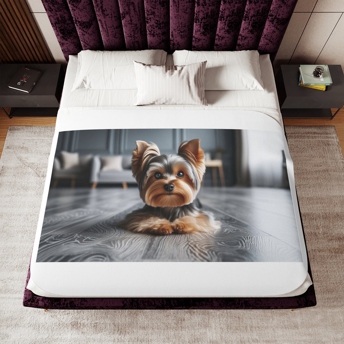 Cozy Sherpa Blanket, Soft Textured Throw, Pet-Friendly Decor, Perfect for Home, Gifts and Cozy Evenings, Two-Tone Design